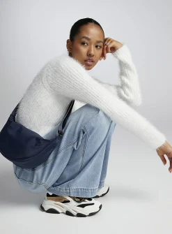 Half-moon crossbody bag