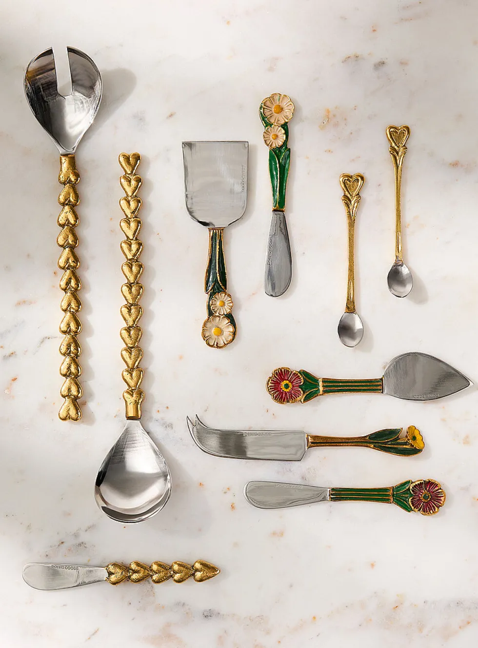 Hana heart small spoons