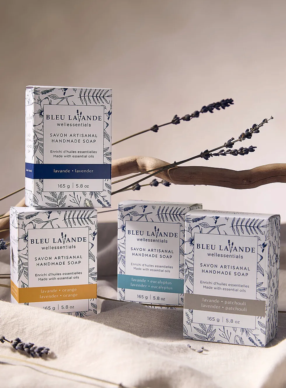 Hand and body soap quartet