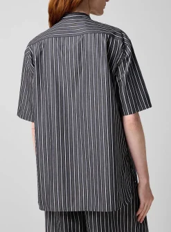 Hannah striped short-sleeve shirt