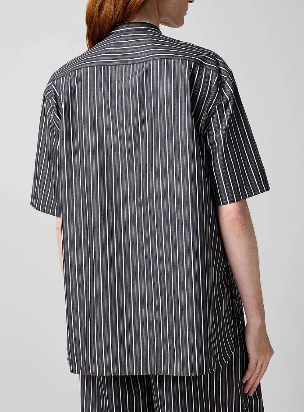 Hannah striped short-sleeve shirt