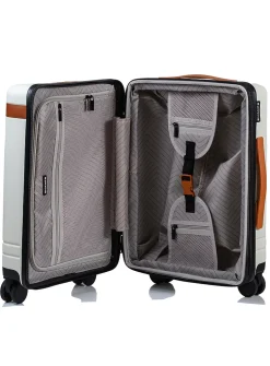 Hard-shell carry-on luggage