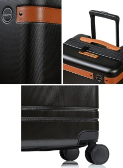 Hard-shell carry-on luggage