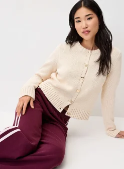 Heart buttons cardigan