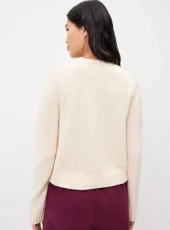 Heart buttons cardigan