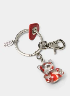 Heart key fob and translucent bear