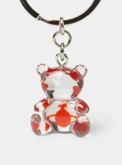 Heart key fob and translucent bear