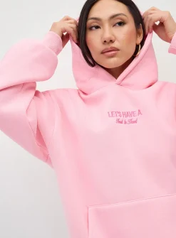 Heart to Heart fleece hoodie