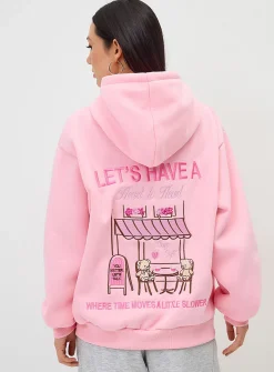 Heart to Heart fleece hoodie
