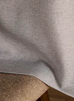 Heather grey jacquard tablecloth