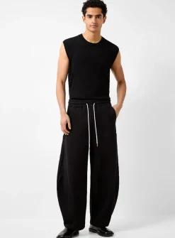 Heather jersey balloon pant