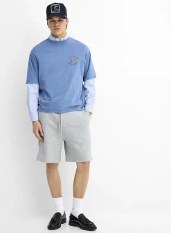 Heavy French terry short