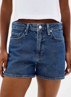 Heidi medium indigo short