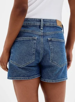 Heidi medium indigo short