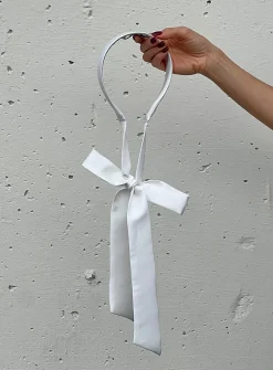 Helena long ribbons silky headband