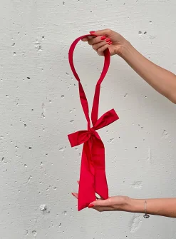 Helena long ribbons silky headband