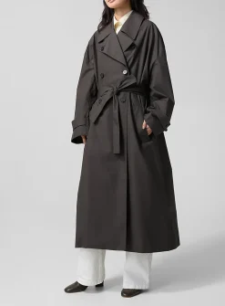 Helio loose trench coat