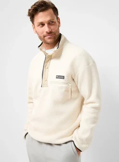 Helvetia half-snap fleece sweatshirt