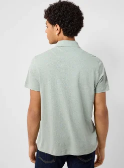 Hemp and cotton polo
