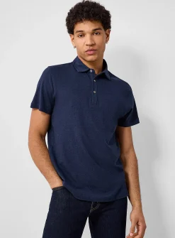 Hemp and cotton polo