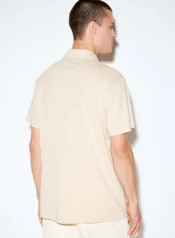 Hemp and cotton polo