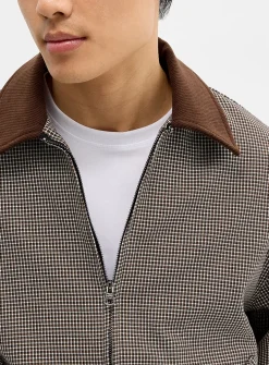 Heritage houndstooth jacket