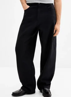 Herringbone stripe 5-pocket pant