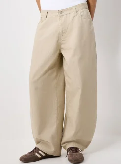 Herringbone weft 5-pocket pant