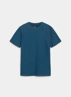 Herringbone-textured T-shirt