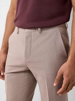 Hesten taupe seersucker pant