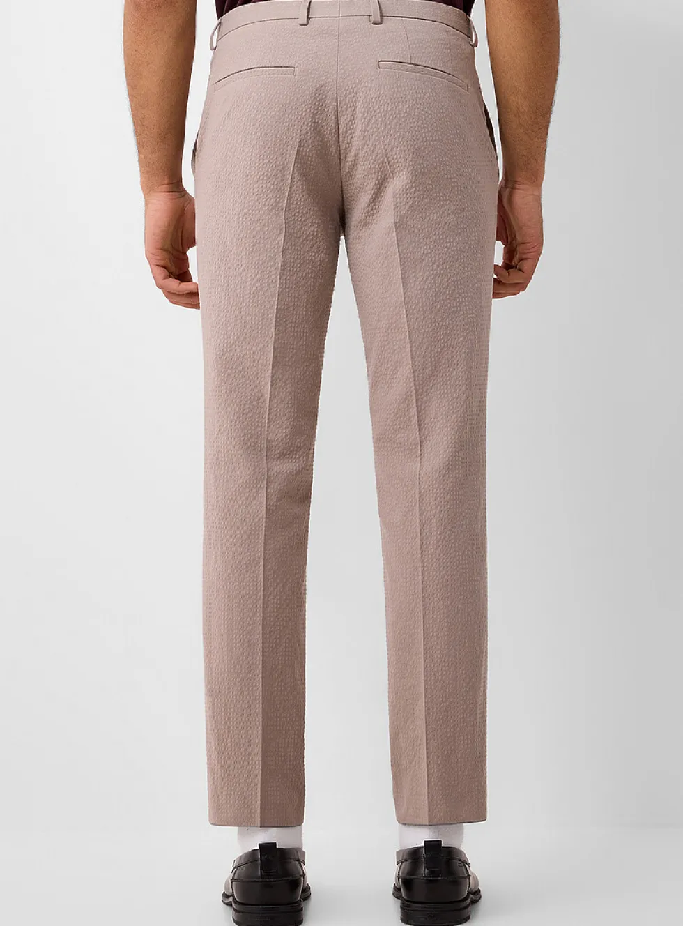Hesten taupe seersucker pant