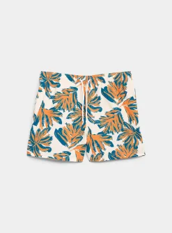 Hibiscus forest swim trunk