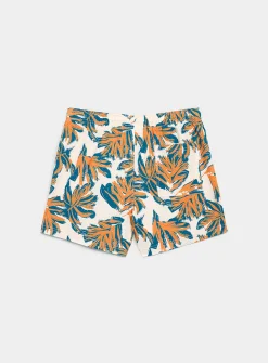 Hibiscus forest swim trunk