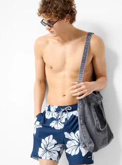 Hibiscus stretch swim trunk