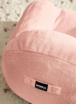 High-pile fleece mini chair