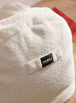 High-pile fleece mini chair