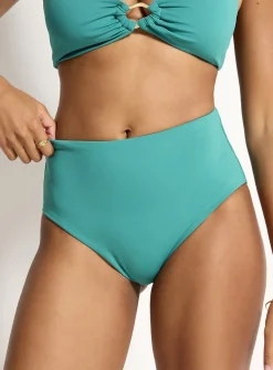 High-rise bikini bottom