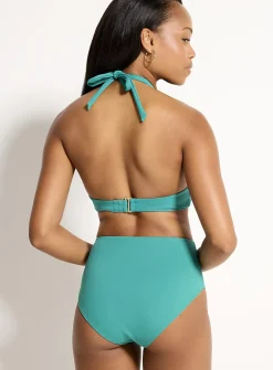 High-rise bikini bottom