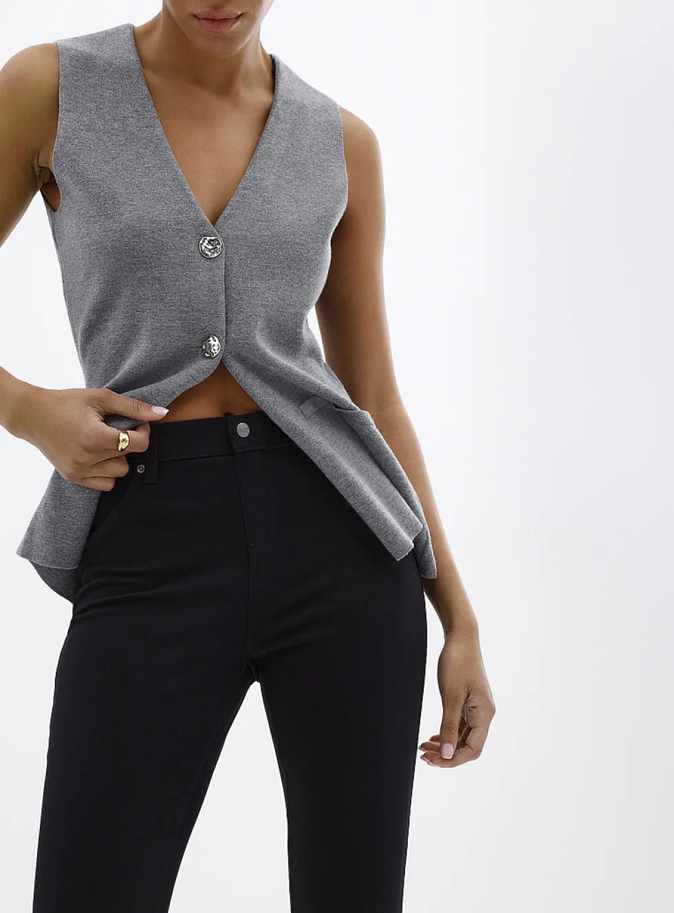 High-rise essential jegging