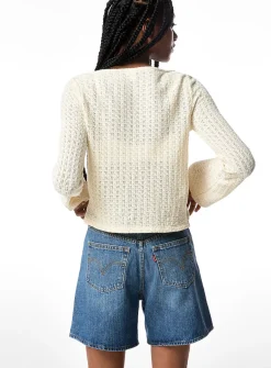 High-rise wide-leg short