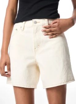 High-rise wide-leg short