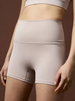 High-waist ultra-cropped bike short