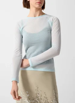 Hiro sheer raglan T-shirt