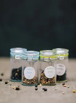Homemade gin herbs