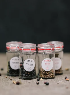 Homemade gin herbs