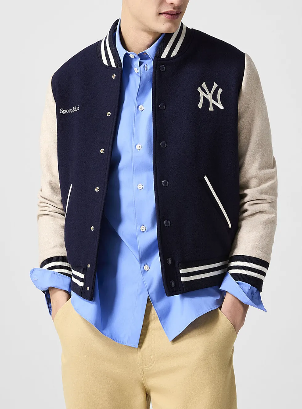 Homerun wool varsity jacket