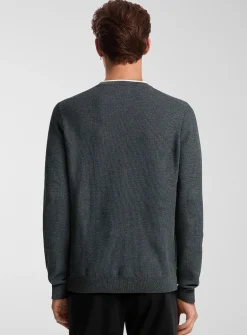 Honeycomb knit sweater