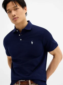 Honeycomb textured polo