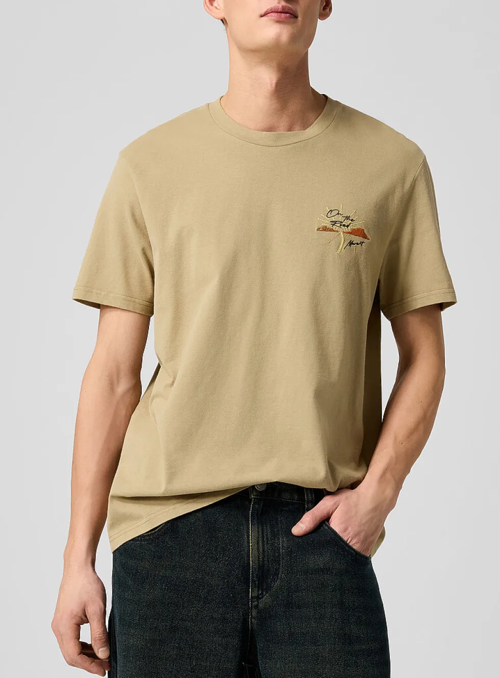 Honore road trip embroidery T-shirt