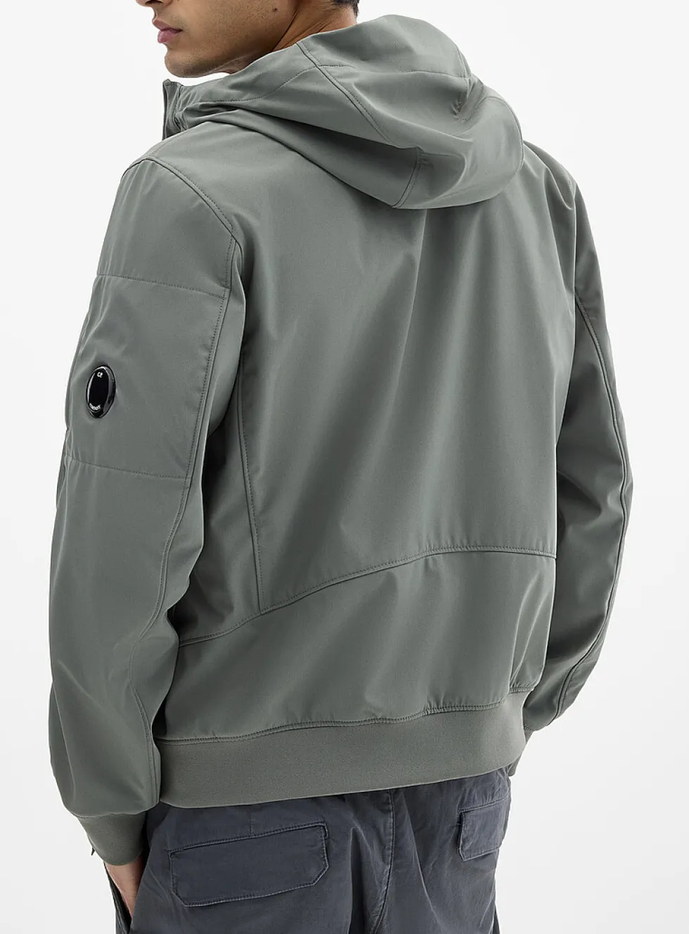 Hooded soft shell jacket